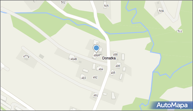 Chmielnik, Chmielnik, 494A, mapa Chmielnik