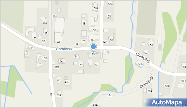 Chmielnik, Chmielnik, 51, mapa Chmielnik