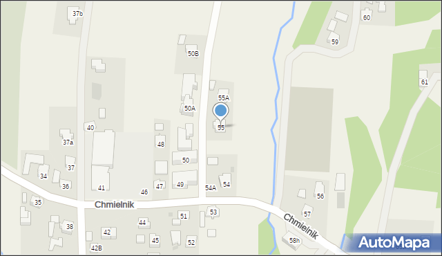 Chmielnik, Chmielnik, 55, mapa Chmielnik