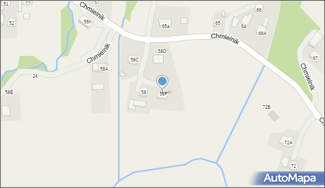 Chmielnik, Chmielnik, 58F, mapa Chmielnik