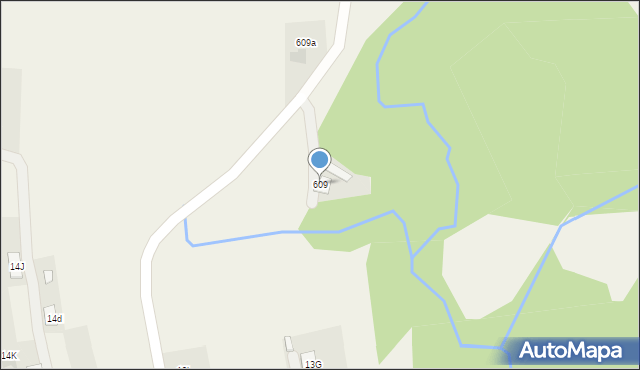 Chmielnik, Chmielnik, 609, mapa Chmielnik