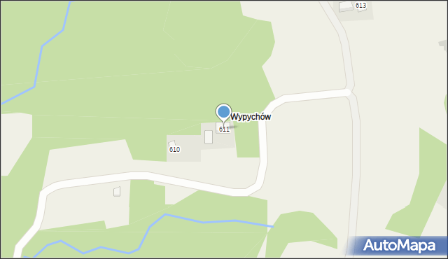 Chmielnik, Chmielnik, 611, mapa Chmielnik
