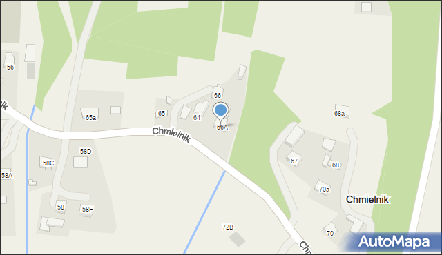 Chmielnik, Chmielnik, 66A, mapa Chmielnik