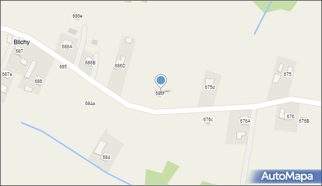 Chmielnik, Chmielnik, 686f, mapa Chmielnik