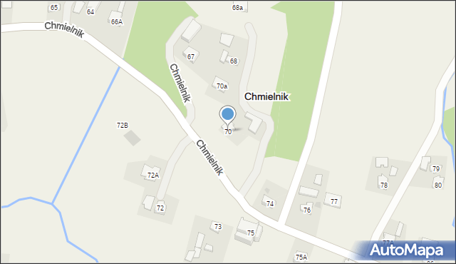 Chmielnik, Chmielnik, 70, mapa Chmielnik
