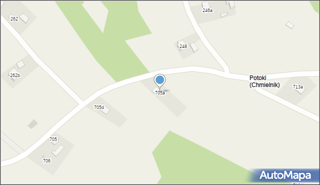 Chmielnik, Chmielnik, 705a, mapa Chmielnik