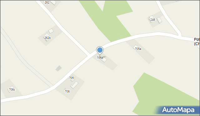 Chmielnik, Chmielnik, 705d, mapa Chmielnik