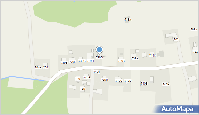 Chmielnik, Chmielnik, 739D, mapa Chmielnik