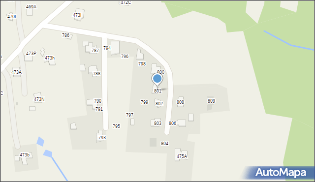 Chmielnik, Chmielnik, 801, mapa Chmielnik