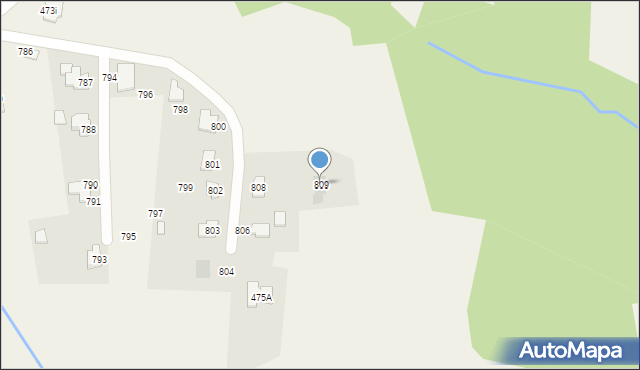 Chmielnik, Chmielnik, 809, mapa Chmielnik