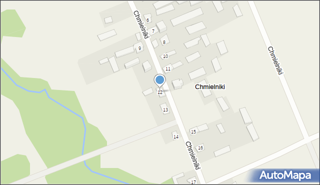 Chmielniki, Chmielniki, 12, mapa Chmielniki