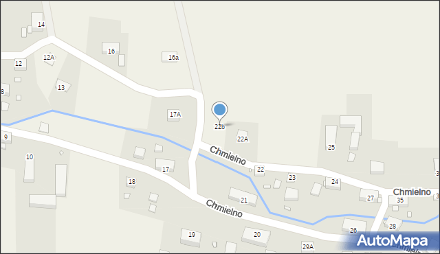 Chmielno, Chmielno, 22b, mapa Chmielno