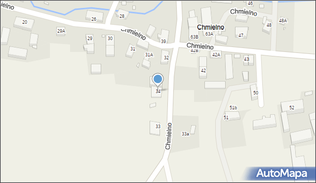 Chmielno, Chmielno, 34, mapa Chmielno