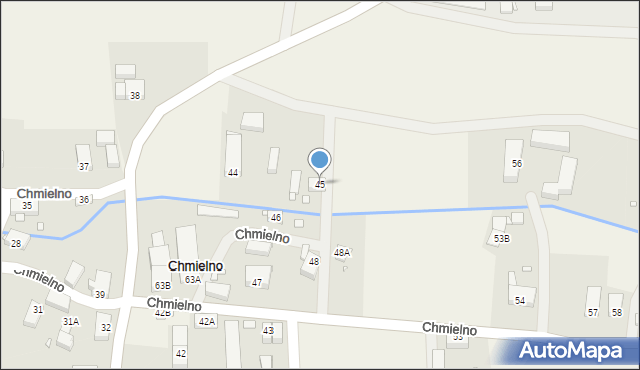 Chmielno, Chmielno, 45, mapa Chmielno