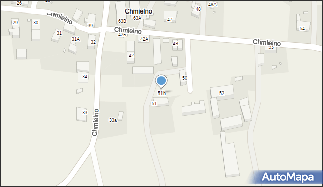 Chmielno, Chmielno, 51b, mapa Chmielno