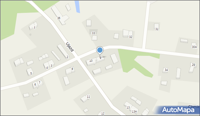 Chmielno, Chmielno, 9, mapa Chmielno