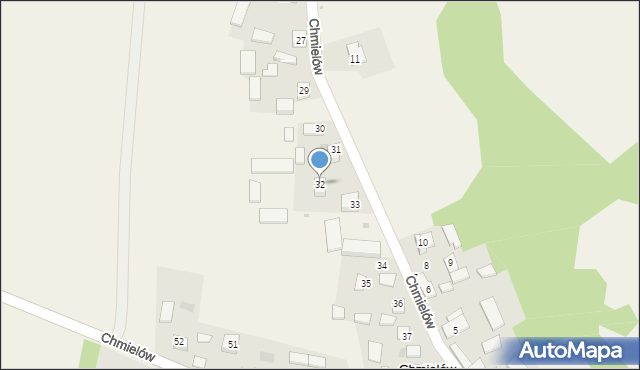 Chmielów, Chmielów, 32, mapa Chmielów