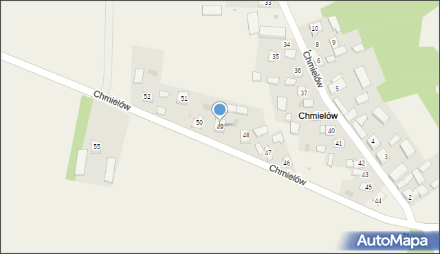 Chmielów, Chmielów, 49, mapa Chmielów