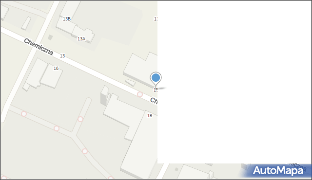 Chmielów, Chemiczna, 15, mapa Chmielów
