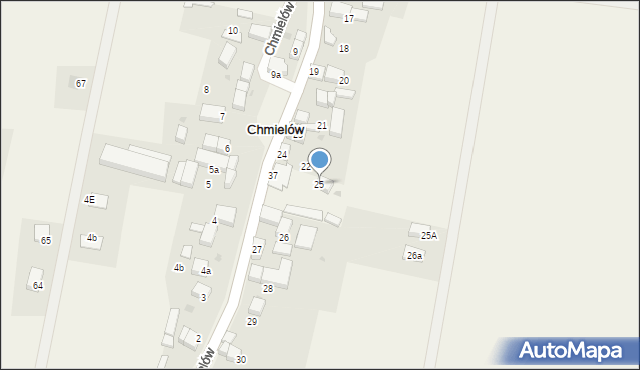 Chmielów, Chmielów, 25, mapa Chmielów