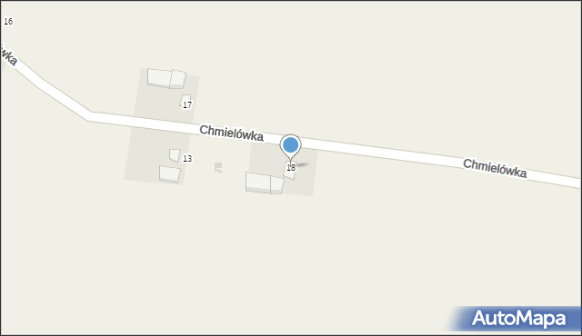 Chmielówka, Chmielówka, 18, mapa Chmielówka