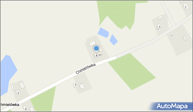 Chmielówka, Chmielówka, 6, mapa Chmielówka