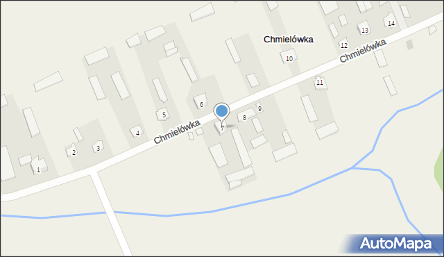 Chmielówka, Chmielówka, 7, mapa Chmielówka