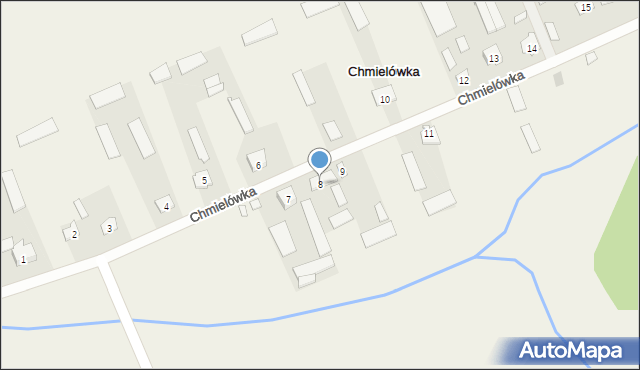 Chmielówka, Chmielówka, 8, mapa Chmielówka