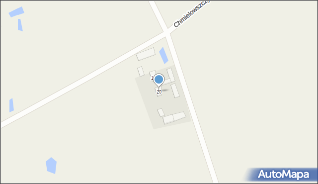 Chmielowszczyzna, Chmielowszczyzna, 20, mapa Chmielowszczyzna