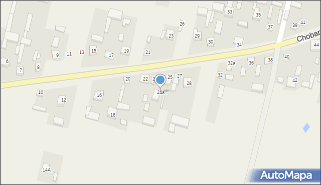 Chobanin, Chobanin, 24a, mapa Chobanin
