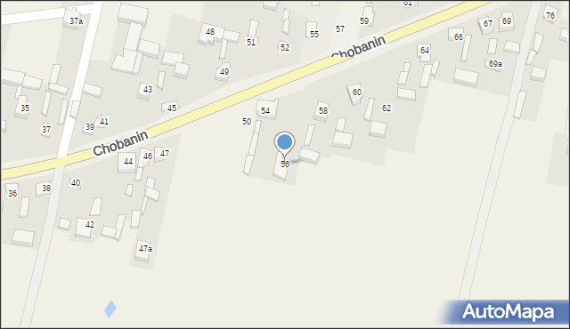 Chobanin, Chobanin, 56, mapa Chobanin
