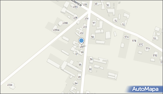 Chobienice, Chobienice, 100, mapa Chobienice