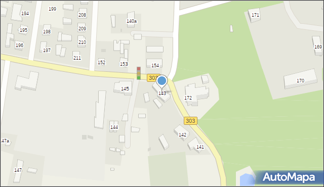 Chobienice, Chobienice, 143, mapa Chobienice