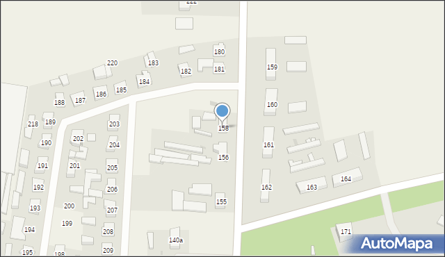 Chobienice, Chobienice, 158, mapa Chobienice