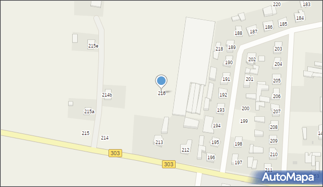 Chobienice, Chobienice, 216, mapa Chobienice