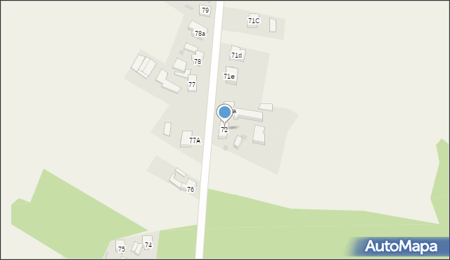 Chobienice, Chobienice, 72, mapa Chobienice