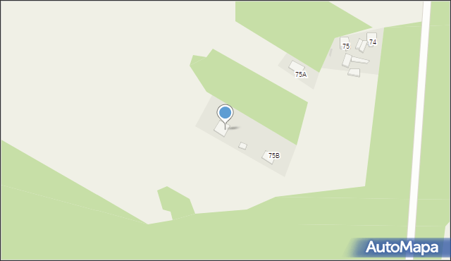 Chobienice, Chobienice, 75c, mapa Chobienice