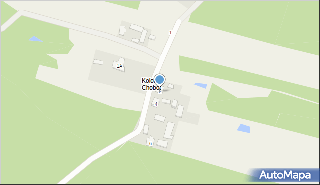 Chobot, Chobot, 2, mapa Chobot