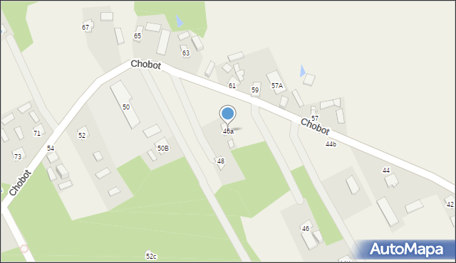 Chobot, Chobot, 46a, mapa Chobot
