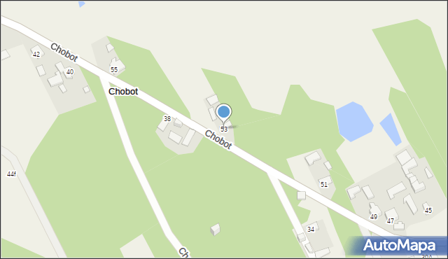 Chobot, Chobot, 53, mapa Chobot