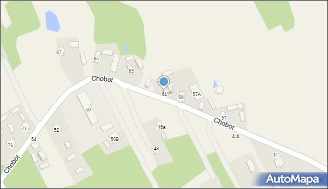 Chobot, Chobot, 61, mapa Chobot