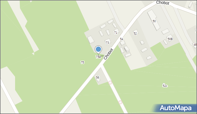 Chobot, Chobot, 73a, mapa Chobot