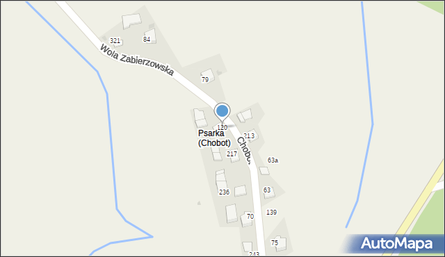 Chobot, Chobot, 120, mapa Chobot