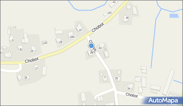 Chobot, Chobot, 29, mapa Chobot