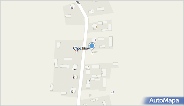 Chochłów, Chochłów, 5, mapa Chochłów