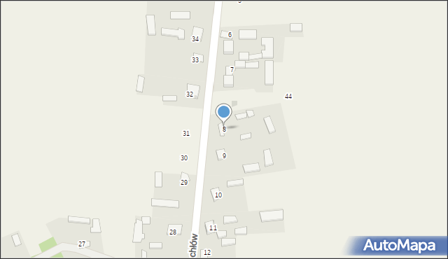 Chochłów, Chochłów, 8, mapa Chochłów