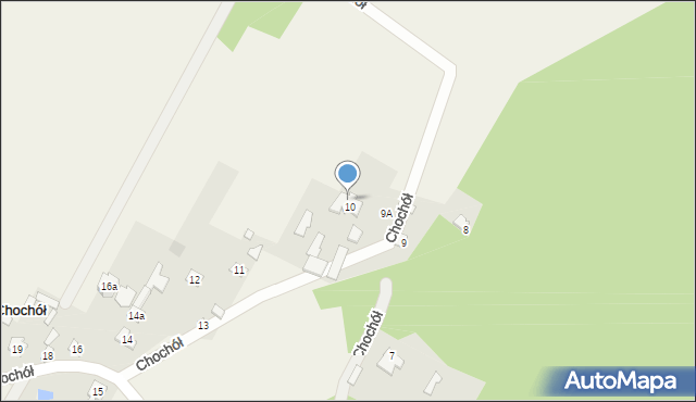 Chochół, Chochół, 10a, mapa Chochół