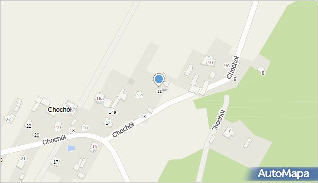 Chochół, Chochół, 11, mapa Chochół