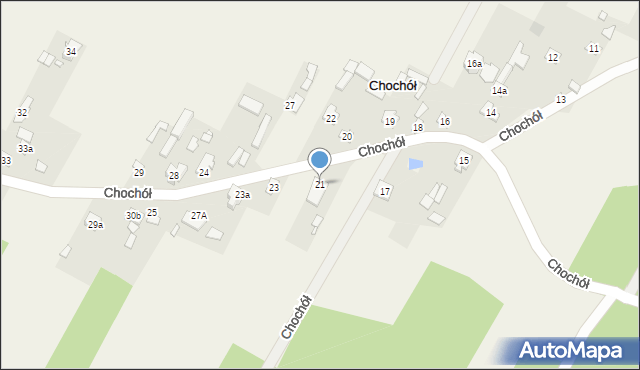 Chochół, Chochół, 21, mapa Chochół