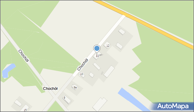 Chochół, Chochół, 11, mapa Chochół